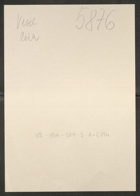 Vesel, Ruža, 6.1.1898. Policijski karton