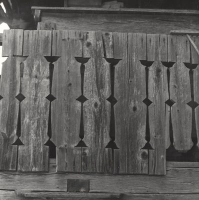 Donji Hruševec - Tradicijska kuća, detalj trijema