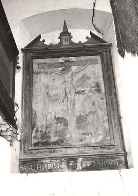 Gornji Tkalec - Kapela Uznesenja Blažene Djevice Marije, slika "Raspeće"