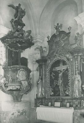 Kamenica (Lepoglava) - Župna crkva sv. Bartola, unutrašnjost