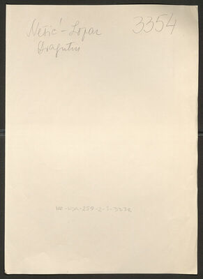 Nešić-Lopar, Dragutin, 28.6.1917. Policijski karton