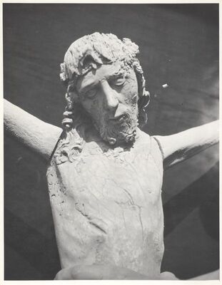 Buševec - Crkva sv. Ivana Krstitelja, drvena plastika "Raspeće"