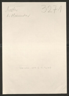 Moster, Aleksander, 10.3.1880. Policijski karton