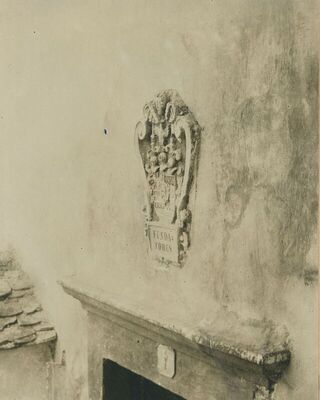 Klanjec - Franjevački samostan, vanjština, detalj, grb
