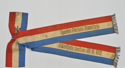 Zastavna vrpca (Spomen Florijana Stanettyja)