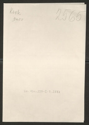 Krok, Đuro, 1898. Policijski karton