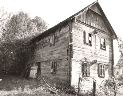 Ivanić Grad - Tradicijska kuća, ulazno i zabatno pročelje