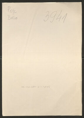 Rojc, Božo, 13.10.1922. Policijski karton