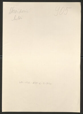 Davidović, Miloš, 1.9.1920. Policijski karton