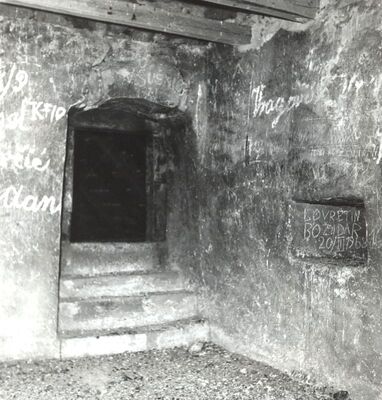 Slavetić - Dvorac Oršić, detalj unutrašnjosti branič kule