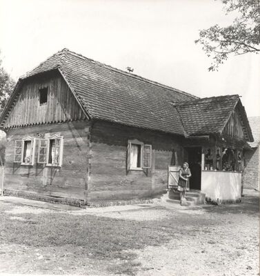 Drnek - Tradicijska kuća, ulazno pročelje