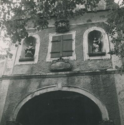 Trški Vrh (Krapina) - Crkva Majke Božje Jeruzalemske, vanjština, detalj