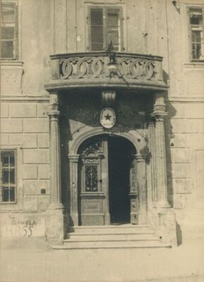 Varaždin - Tomislavov trg, portal vijećnice