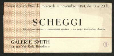 Scheggi: Intersurfaces courbes - compositeurs spatiaux - un projets d'intégration plastiques