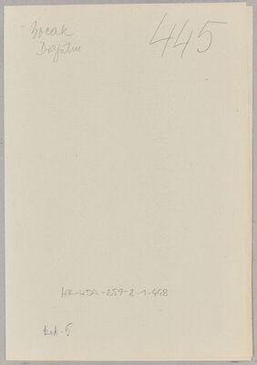 Bocak, Dragutin, 8.8.1910. Policijski karton