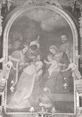 Kloštar Ivanić - Župna crkva Uznesenja Blažene Djevice Marije, oltarna pala