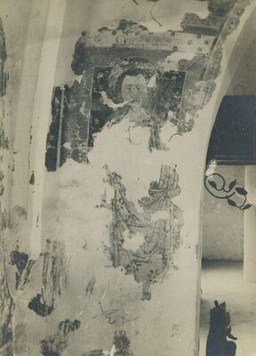 Martinšćina (Zlatar) - Crkva sv. Martina, svetište, freska