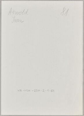 Arnold, Ivan, 1907. Policijski karton