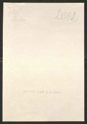 Jelić, Živko, 9.8.1907. Policijski karton