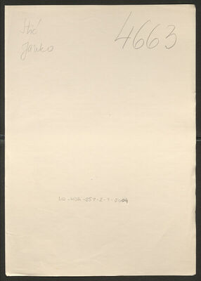 Stić, Janko, 10.1.1905. Policijski karton