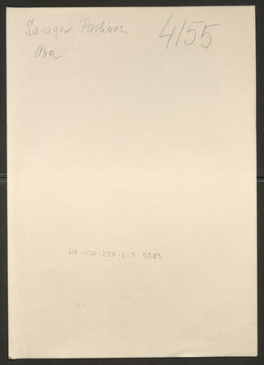 Saraga-Pavlinac, Ana rođ. Kudlek, 1902. Policijski karton