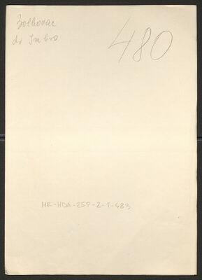 Bolkovac, Imbro, 1889. Policijski karton