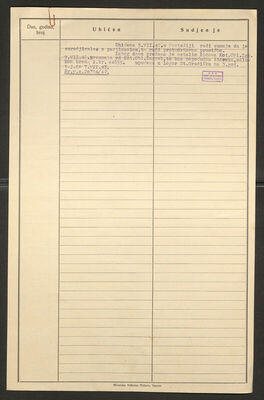 Rosenheim, Ruža rođ. Braun, 21.3.1900. Policijski karton