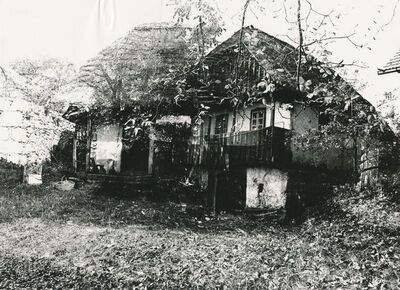 Martinski Vrh (Ribnik) - Tradicijska kuća, južno i istočno pročelje