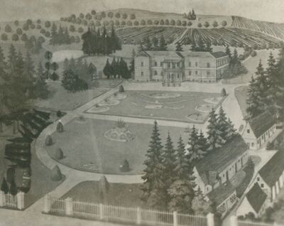 Gornji Laduč - Dvorac Vraniczany, grafika