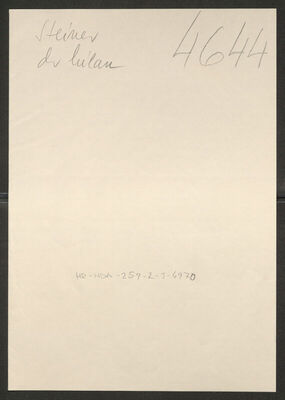 Steiner, Milan, 1883. Policijski karton