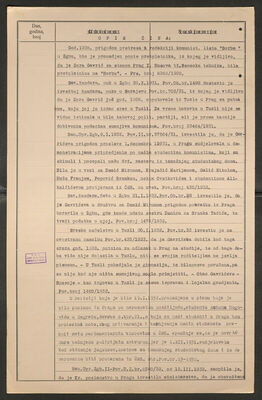 Vaner, Zora rođ. Gavrić, 1906. Policijski karton