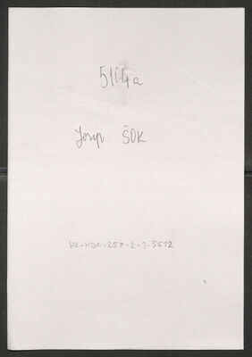 Šok, Josip, 1.3.1902. Policijski karton