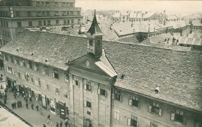 Zagreb - Zakladna bolnica, sjeverno pročelje