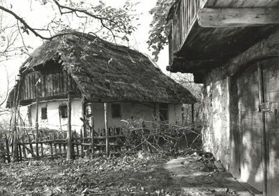 Martinski Vrh (Ribnik) - Tradicijska kuća, zabatno i ulazno pročelje