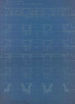 Crkva Sv. Blaža, glavni ulaz/slojni nacrt