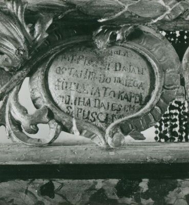 Žejinci - Kapela sv. Luke, detalj glavnog oltara