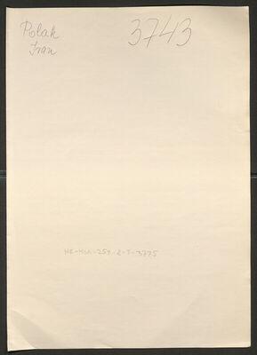 Polak, Ivan, 5.5.1895. Policijski karton