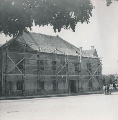 Karlovac - Kurija Zrinski, radovi na pročelju