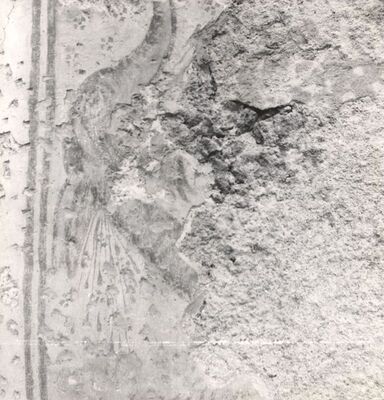 Volavje - Crkva Blažene Djevice Marije Volavske (Sniježne), freska sv. Jurja