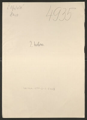 Šepirić, Gjuro, 20.6.1901. Policijski karton