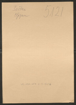 Šoštar, Stjepan, 18.2.1912. Policijski karton