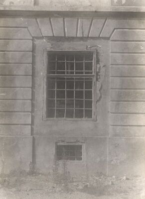 Januševec - Dvorac Januševec, prozor s rešetkama