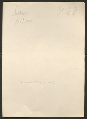 Mazer, Antun, 1906. Policijski karton