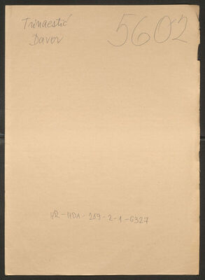 Trinaestić, Davor, 27.12.1919. Policijski karton