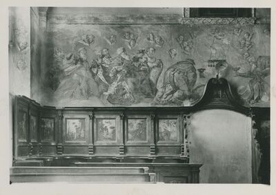 Lepoglava - Župna crkva, zidne slike na pjevalištu