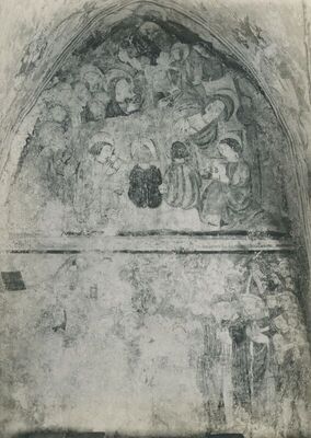 Lobor - Crkva Majke Božje Gorske, svetište, zidne slike