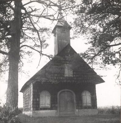 Cvetković Brdo - Kapela sv. Roka, glavno pročelje