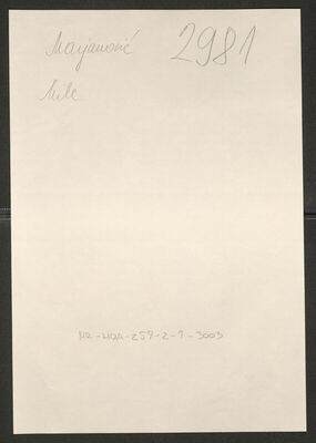 Marjanović, Mile, 22.9.1919. Policijski karton