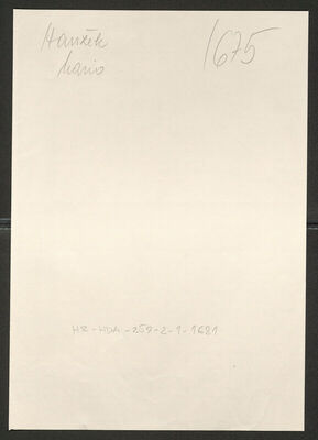 Hanžek, Mario, 1920. Policijski karton