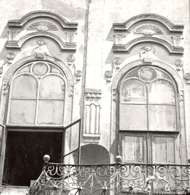 Lužnica - Dvorac Lužnica, detalj glavnog pročelja